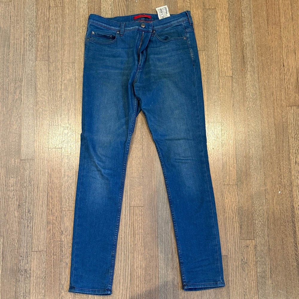 Hugo Boss Men's Skinny Jeans in Deep Blue Wash